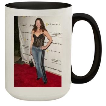 Fran Drescher 15oz Colored Inner & Handle Mug