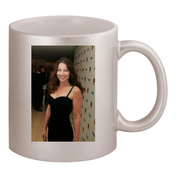 Fran Drescher 11oz Metallic Silver Mug