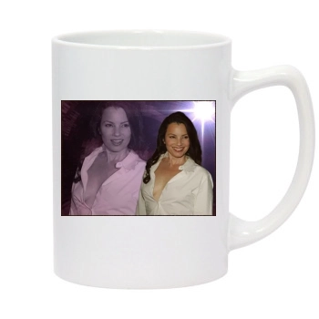 Fran Drescher 14oz White Statesman Mug