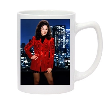 Fran Drescher 14oz White Statesman Mug