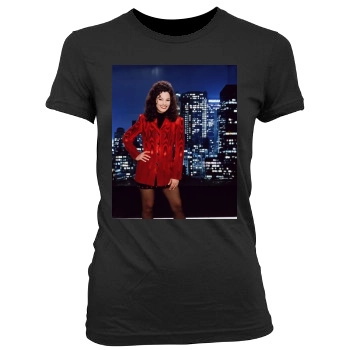 Fran Drescher Women's Junior Cut Crewneck T-Shirt