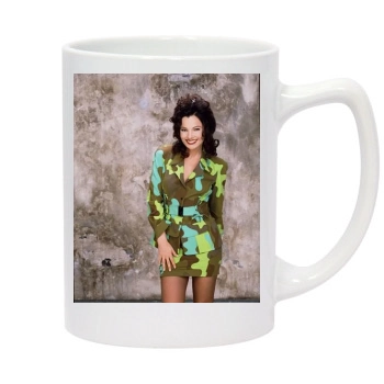 Fran Drescher 14oz White Statesman Mug