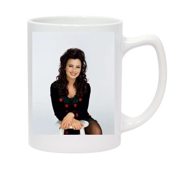 Fran Drescher 14oz White Statesman Mug