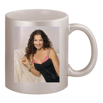 Fran Drescher 11oz Metallic Silver Mug