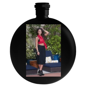 Shenae Grimes Round Flask