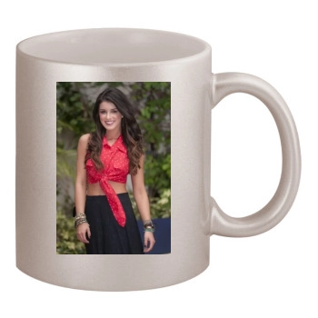 Shenae Grimes 11oz Metallic Silver Mug