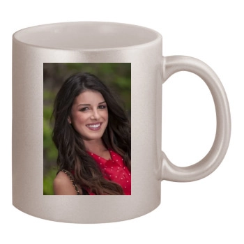 Shenae Grimes 11oz Metallic Silver Mug