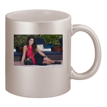 Shenae Grimes 11oz Metallic Silver Mug