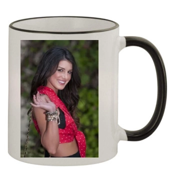 Shenae Grimes 11oz Colored Rim & Handle Mug