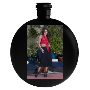 Shenae Grimes Round Flask