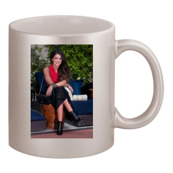 Shenae Grimes 11oz Metallic Silver Mug