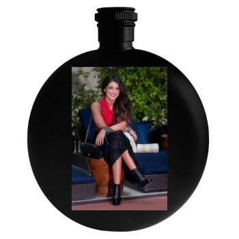 Shenae Grimes Round Flask