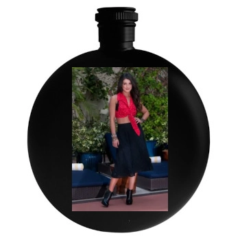 Shenae Grimes Round Flask