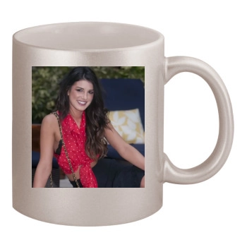 Shenae Grimes 11oz Metallic Silver Mug