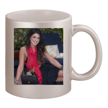 Shenae Grimes 11oz Metallic Silver Mug