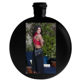 Shenae Grimes Round Flask