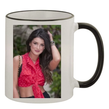 Shenae Grimes 11oz Colored Rim & Handle Mug