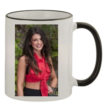 Shenae Grimes 11oz Colored Rim & Handle Mug