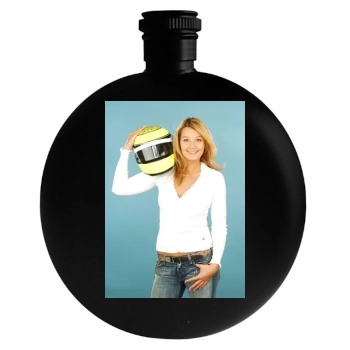 Franziska van Almsick Round Flask