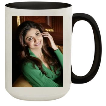 Shilpa Shetty 15oz Colored Inner & Handle Mug