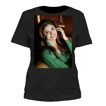 Shilpa Shetty Women's Cut T-Shirt