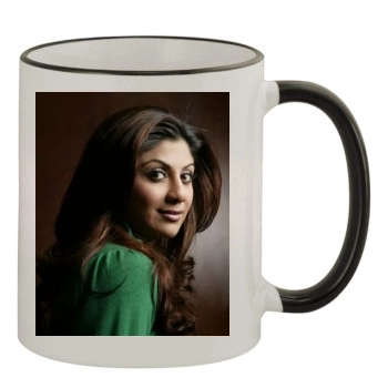 Shilpa Shetty 11oz Colored Rim & Handle Mug