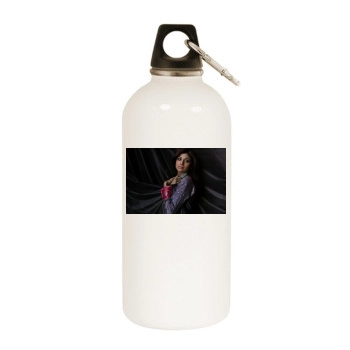 Shilpa Shetty White Water Bottle With Carabiner