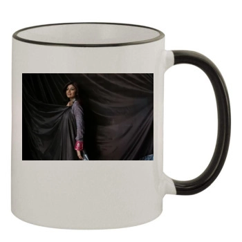 Shilpa Shetty 11oz Colored Rim & Handle Mug