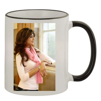 Shilpa Shetty 11oz Colored Rim & Handle Mug