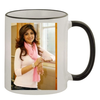 Shilpa Shetty 11oz Colored Rim & Handle Mug