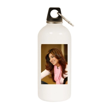 Shilpa Shetty White Water Bottle With Carabiner