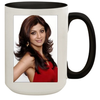 Shilpa Shetty 15oz Colored Inner & Handle Mug