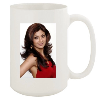 Shilpa Shetty 15oz White Mug