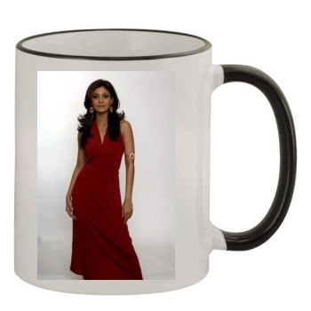 Shilpa Shetty 11oz Colored Rim & Handle Mug