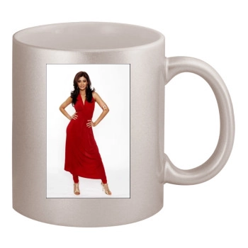 Shilpa Shetty 11oz Metallic Silver Mug