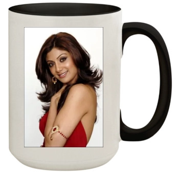 Shilpa Shetty 15oz Colored Inner & Handle Mug