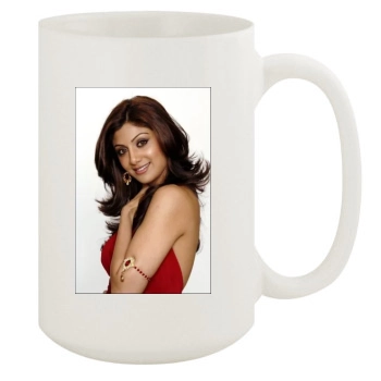 Shilpa Shetty 15oz White Mug