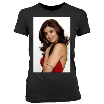 Shilpa Shetty Women's Junior Cut Crewneck T-Shirt