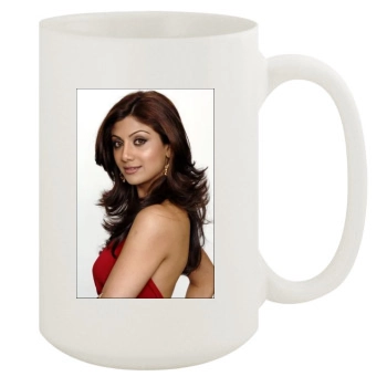 Shilpa Shetty 15oz White Mug