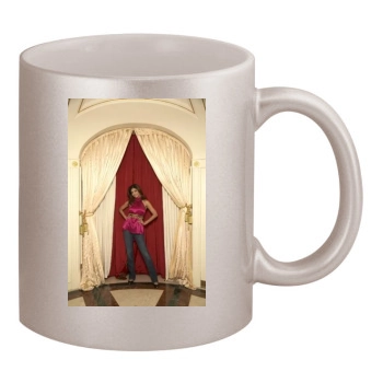 Shilpa Shetty 11oz Metallic Silver Mug