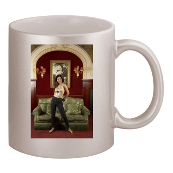 Shilpa Shetty 11oz Metallic Silver Mug