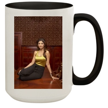 Shilpa Shetty 15oz Colored Inner & Handle Mug