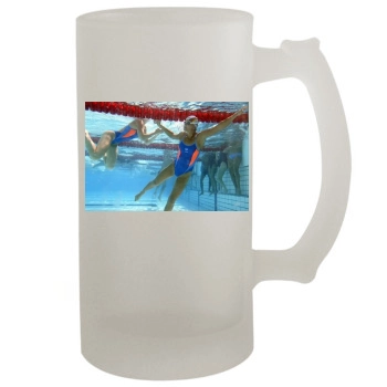 Franziska van Almsick 16oz Frosted Beer Stein