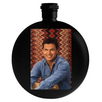 Adam Beach Round Flask