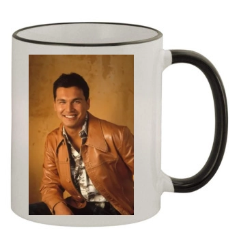 Adam Beach 11oz Colored Rim & Handle Mug