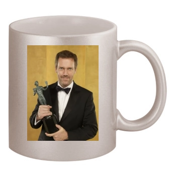 Hugh Laurie 11oz Metallic Silver Mug