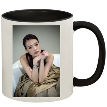 Shu Qi 11oz Colored Inner & Handle Mug