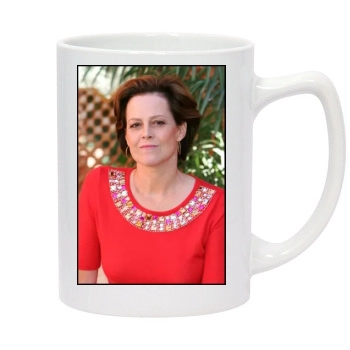 Sigourney Weaver 14oz White Statesman Mug