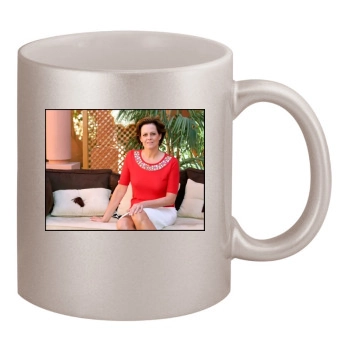 Sigourney Weaver 11oz Metallic Silver Mug