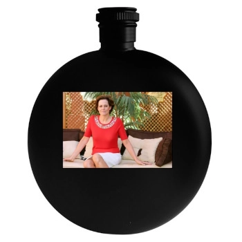 Sigourney Weaver Round Flask